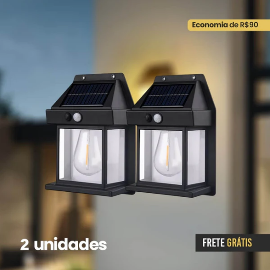 Refletor Solar inteligente Ecolux- Carregamento Solar