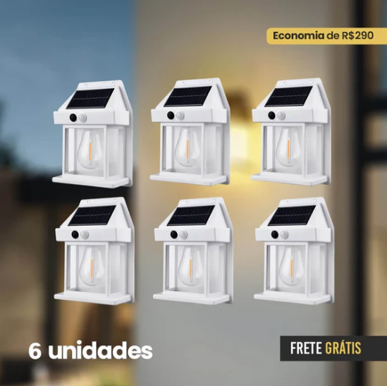 Refletor Solar inteligente Ecolux- Carregamento Solar