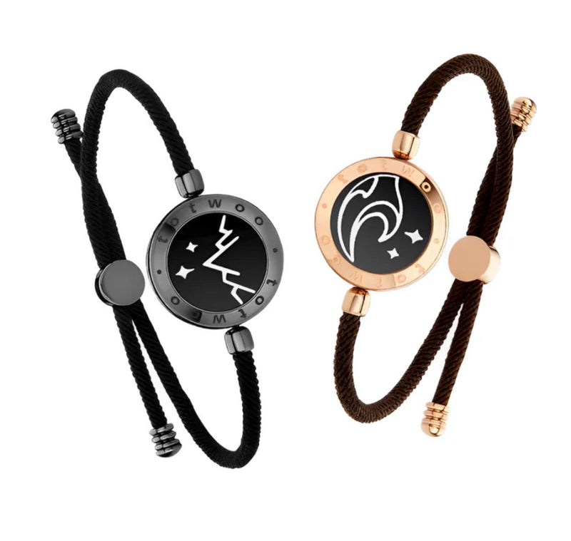 Par de Pulseiras Trezzi Love - Surpreenda quem você ama