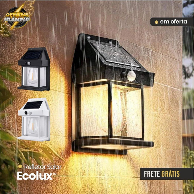 Refletor Solar inteligente Ecolux- Carregamento Solar