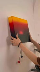 Transforme Seu Ambiente em um Espetáculo de Luz — Luminária Pôr do So